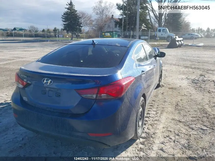 5NPDH4AE8FH563045 2015 Hyundai Elantra Gl