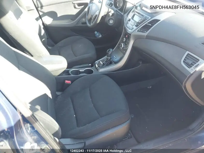 5NPDH4AE8FH563045 2015 Hyundai Elantra Gl