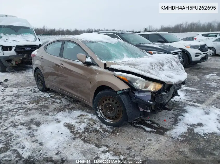 KMHDH4AH5FU262695 2015 Hyundai Elantra