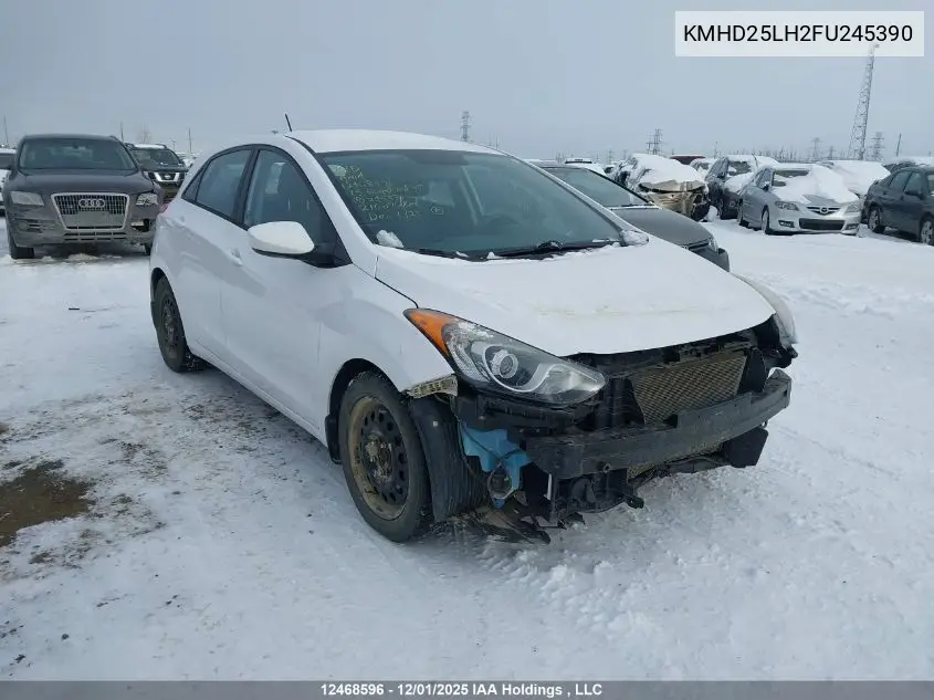 KMHD25LH2FU245390 2015 Hyundai Elantra Gt Gl