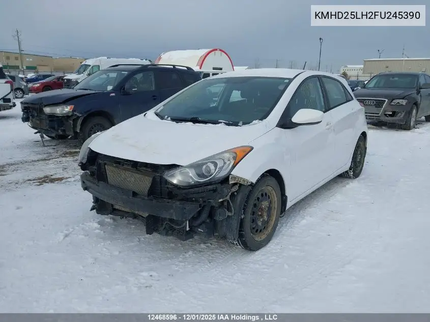 KMHD25LH2FU245390 2015 Hyundai Elantra Gt Gl