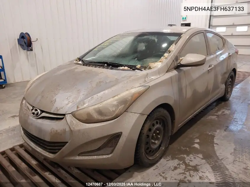 5NPDH4AE3FH637133 2015 Hyundai Elantra Gl