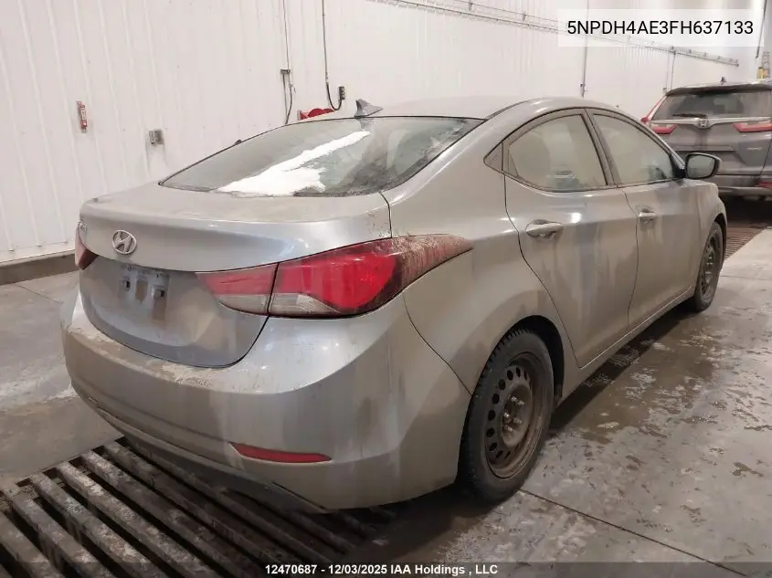5NPDH4AE3FH637133 2015 Hyundai Elantra Gl