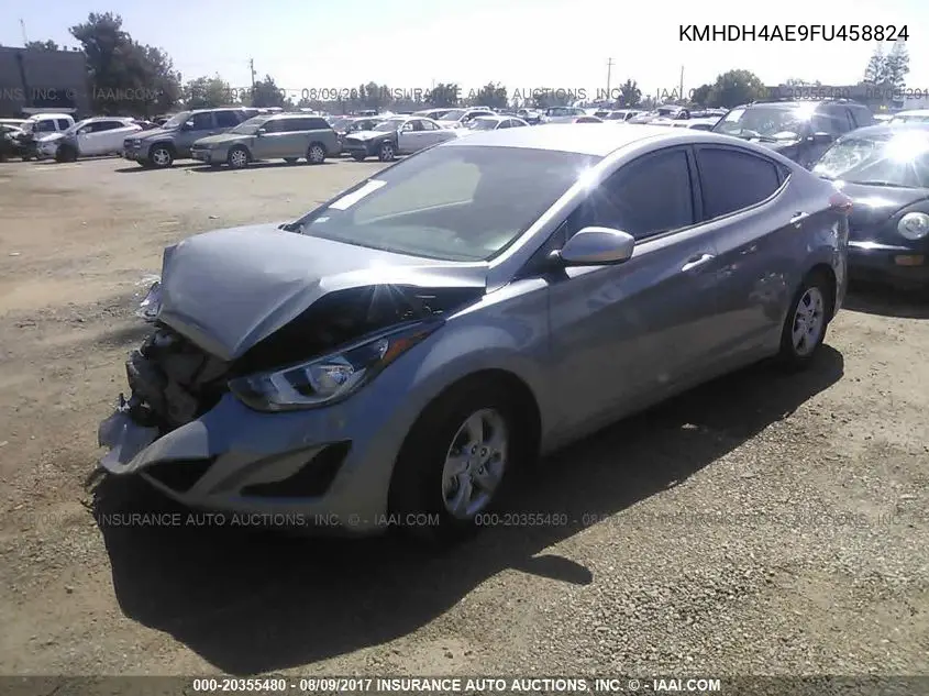 KMHDH4AE9FU458824 2015 Hyundai Elantra Se (Ulsan Plant)