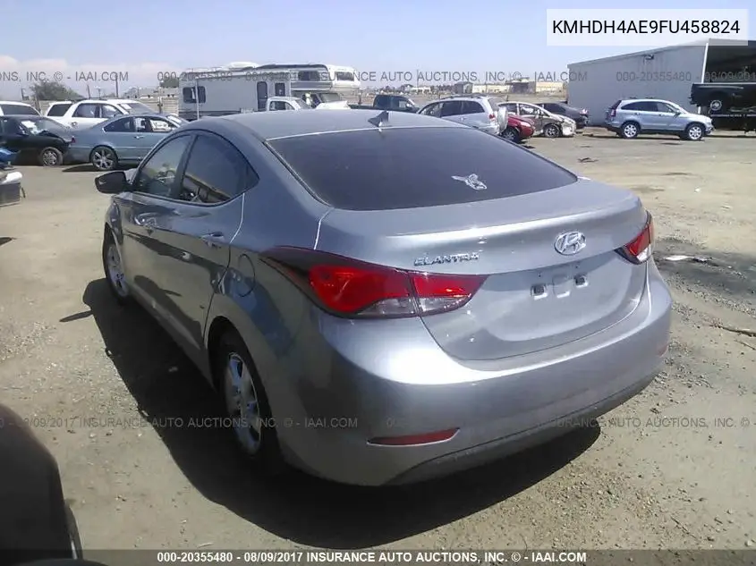 KMHDH4AE9FU458824 2015 Hyundai Elantra Se (Ulsan Plant)