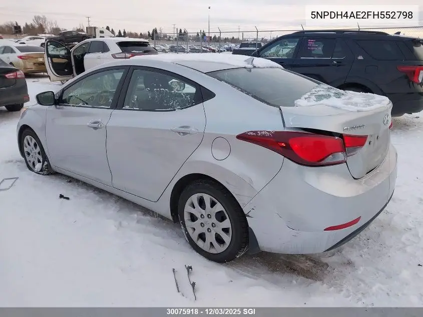5NPDH4AE2FH552798 2015 Hyundai Elantra Se/Sport/Limited