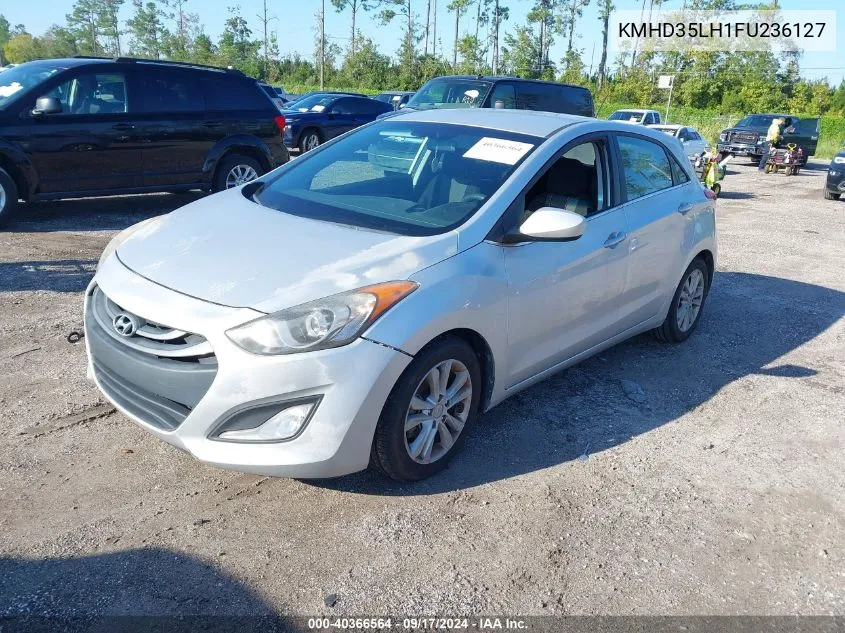 2015 Hyundai Elantra Gt VIN: KMHD35LH1FU236127 Lot: 40366564