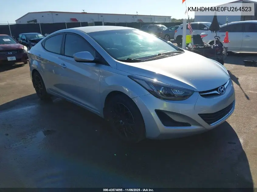 KMHDH4AE0FU264523 2015 Hyundai Elantra Se