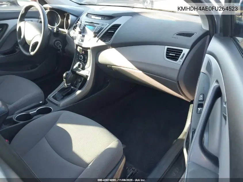 KMHDH4AE0FU264523 2015 Hyundai Elantra Se