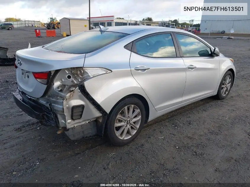 5NPDH4AE7FH613501 2015 Hyundai Elantra Se