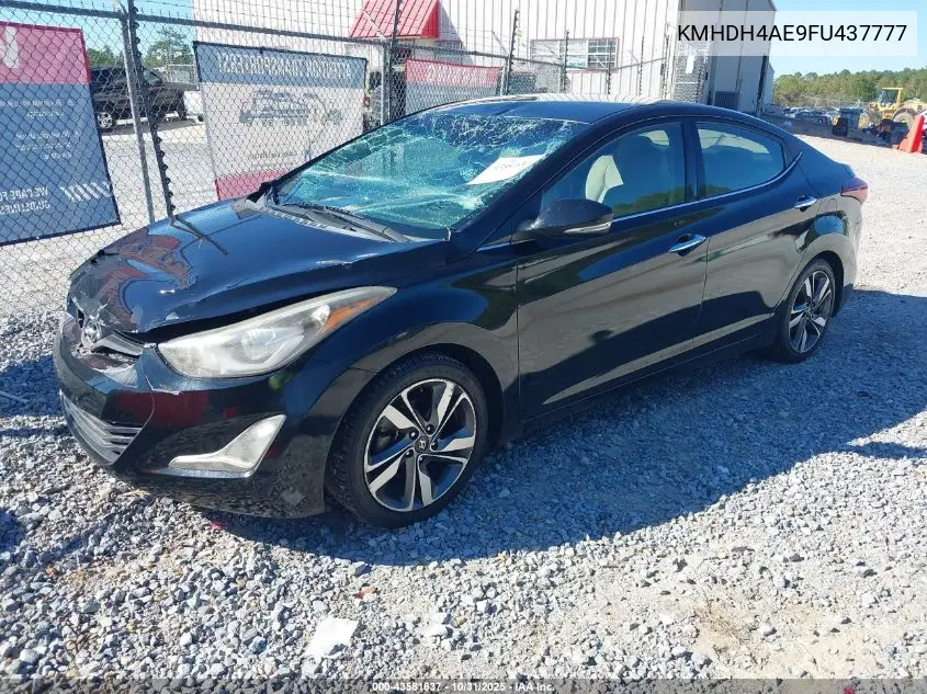 KMHDH4AE9FU437777 2015 Hyundai Elantra Limited