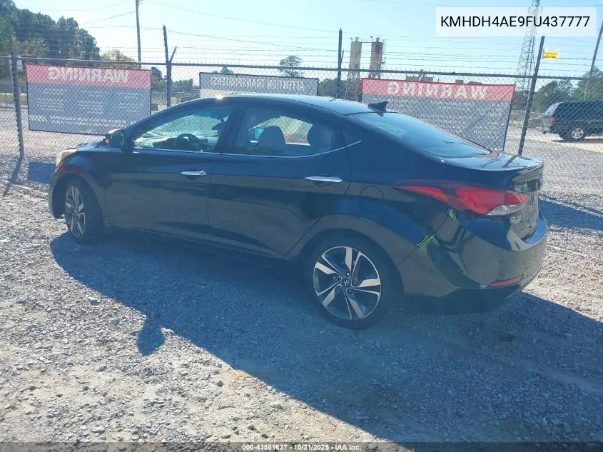 KMHDH4AE9FU437777 2015 Hyundai Elantra Limited