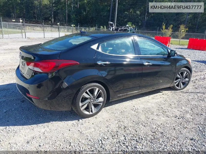 KMHDH4AE9FU437777 2015 Hyundai Elantra Limited