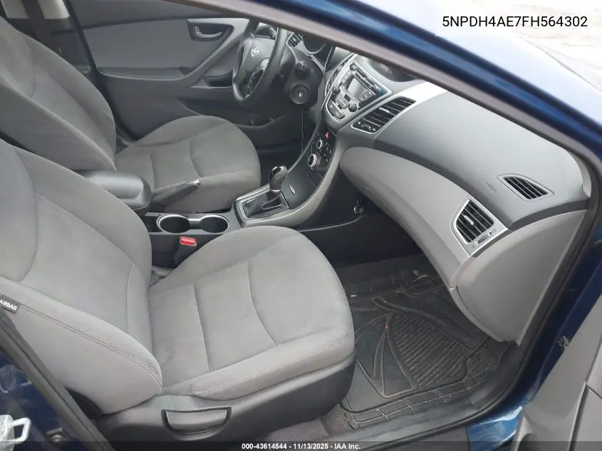 5NPDH4AE7FH564302 2015 Hyundai Elantra Se