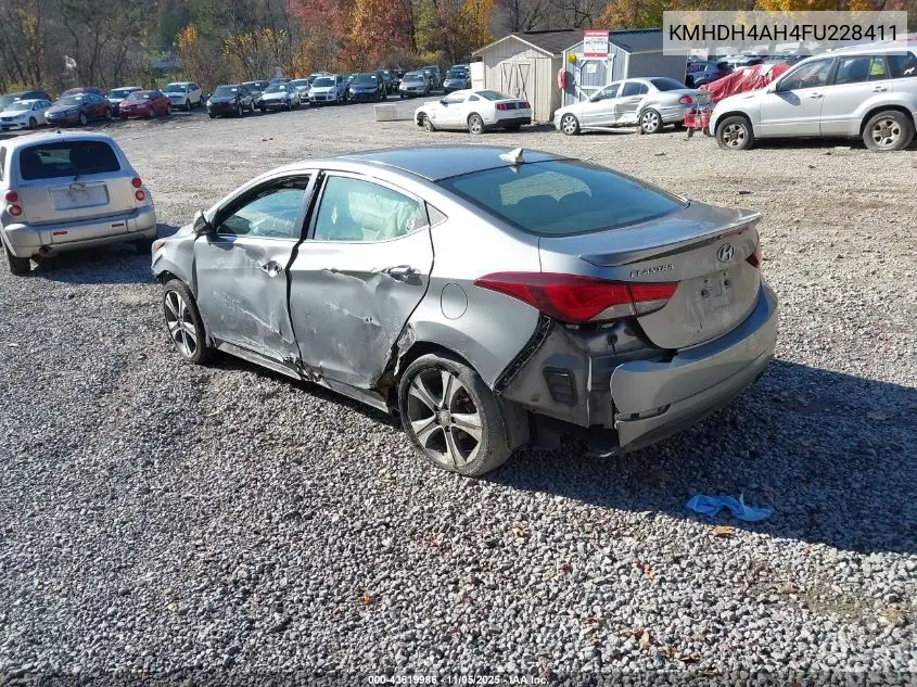 KMHDH4AH4FU228411 2015 Hyundai Elantra Sport