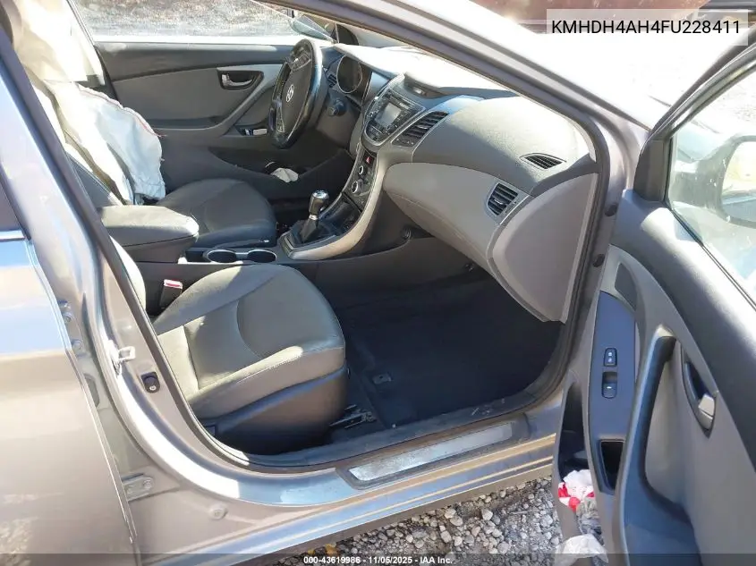KMHDH4AH4FU228411 2015 Hyundai Elantra Sport