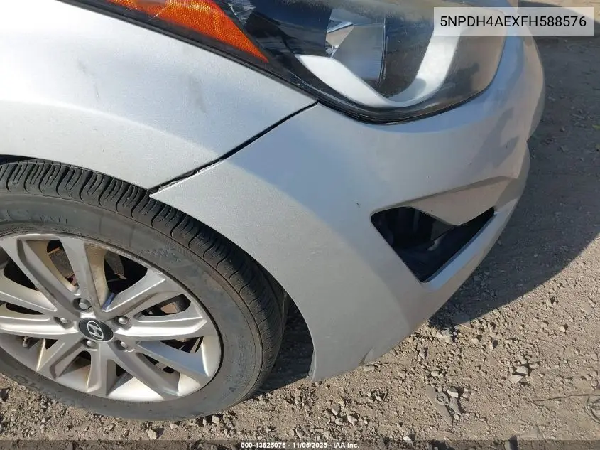 5NPDH4AEXFH588576 2015 Hyundai Elantra Se