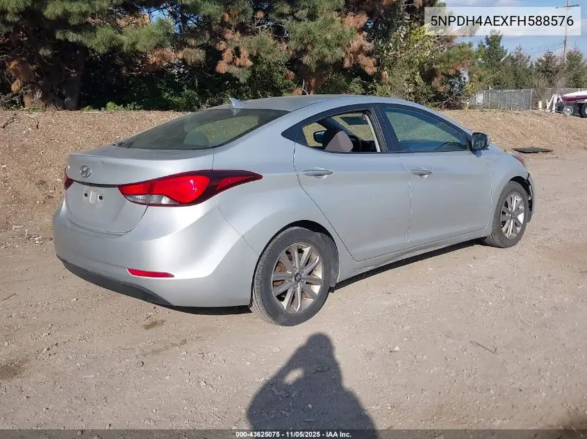 5NPDH4AEXFH588576 2015 Hyundai Elantra Se