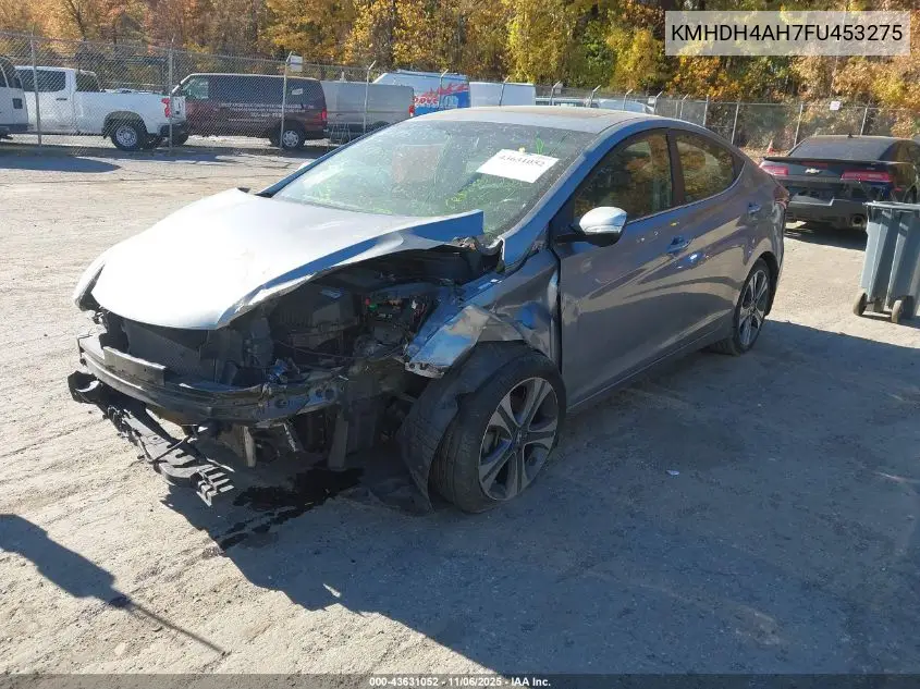 KMHDH4AH7FU453275 2015 Hyundai Elantra Sport