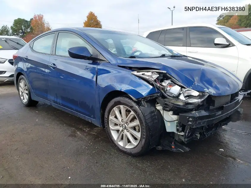 5NPDH4AE3FH638380 2015 Hyundai Elantra Se