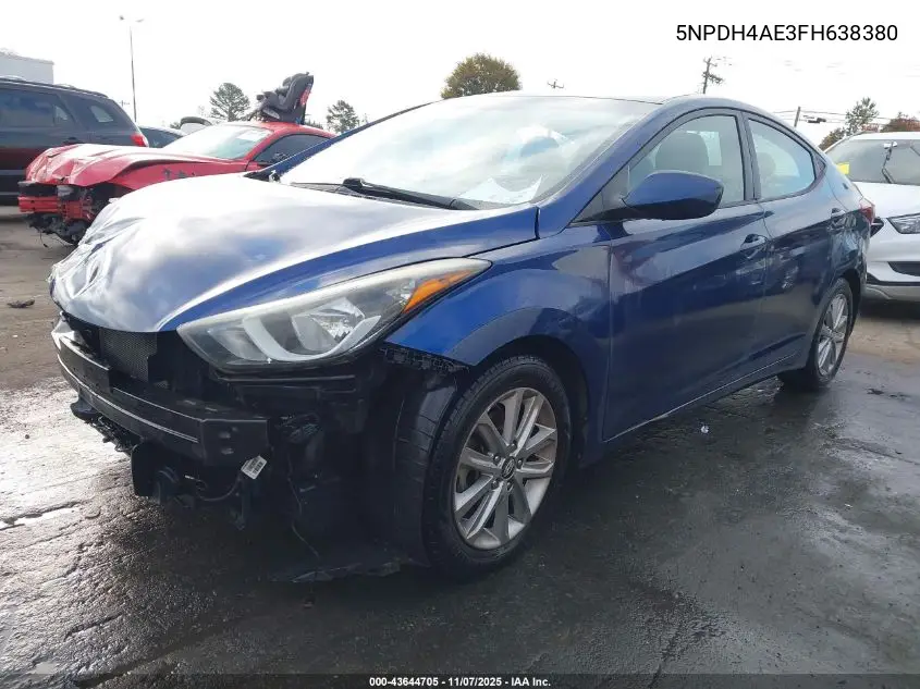 5NPDH4AE3FH638380 2015 Hyundai Elantra Se