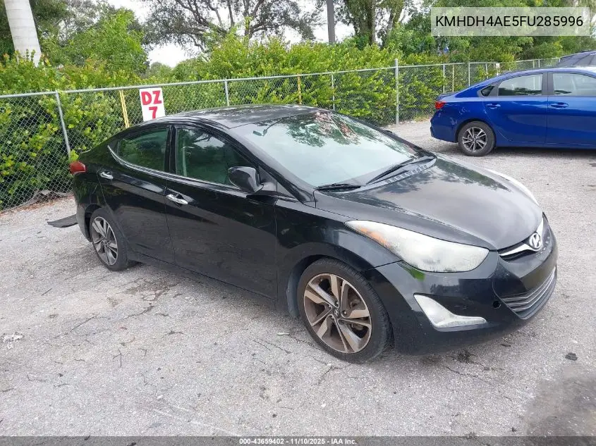 KMHDH4AE5FU285996 2015 Hyundai Elantra Limited