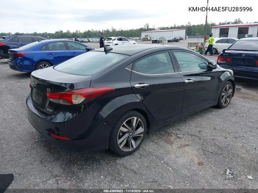 KMHDH4AE5FU285996 2015 Hyundai Elantra Limited