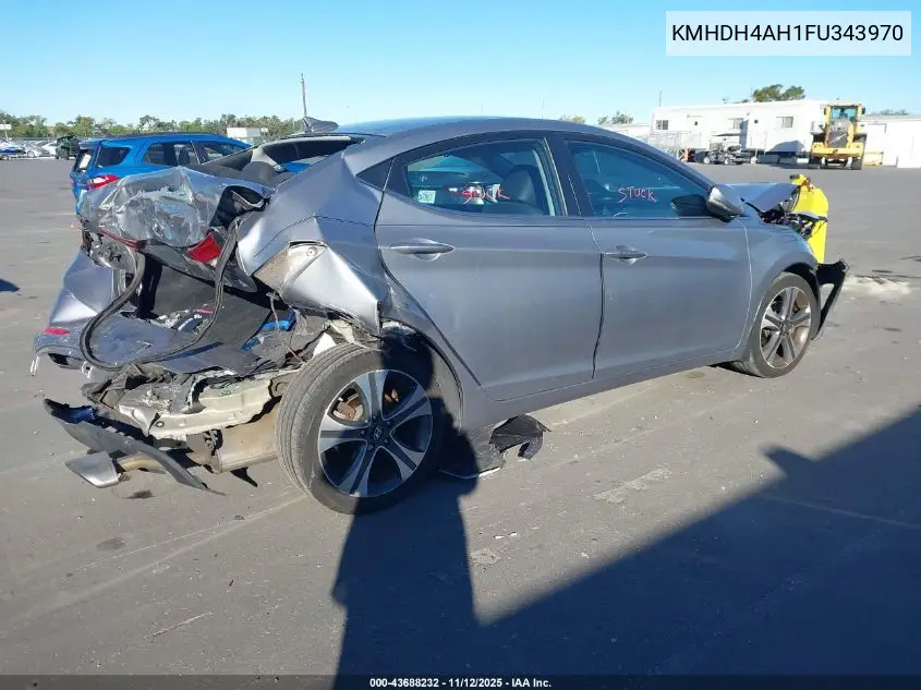KMHDH4AH1FU343970 2015 Hyundai Elantra Sport