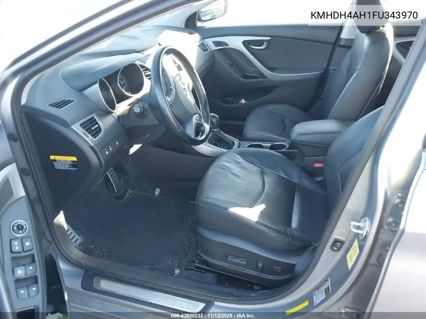 KMHDH4AH1FU343970 2015 Hyundai Elantra Sport