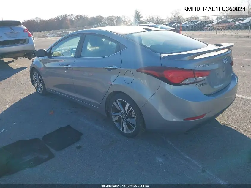 KMHDH4AE1FU360824 2015 Hyundai Elantra Limited