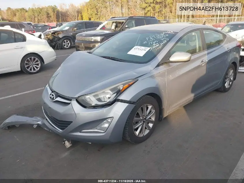 5NPDH4AE2FH613728 2015 Hyundai Elantra Se