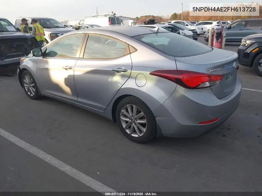 5NPDH4AE2FH613728 2015 Hyundai Elantra Se