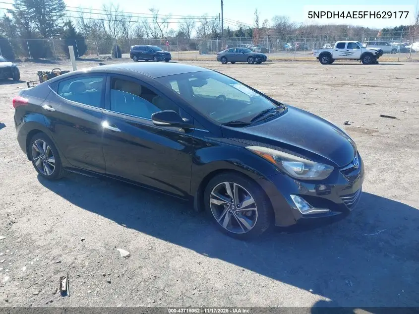 5NPDH4AE5FH629177 2015 Hyundai Elantra Limited