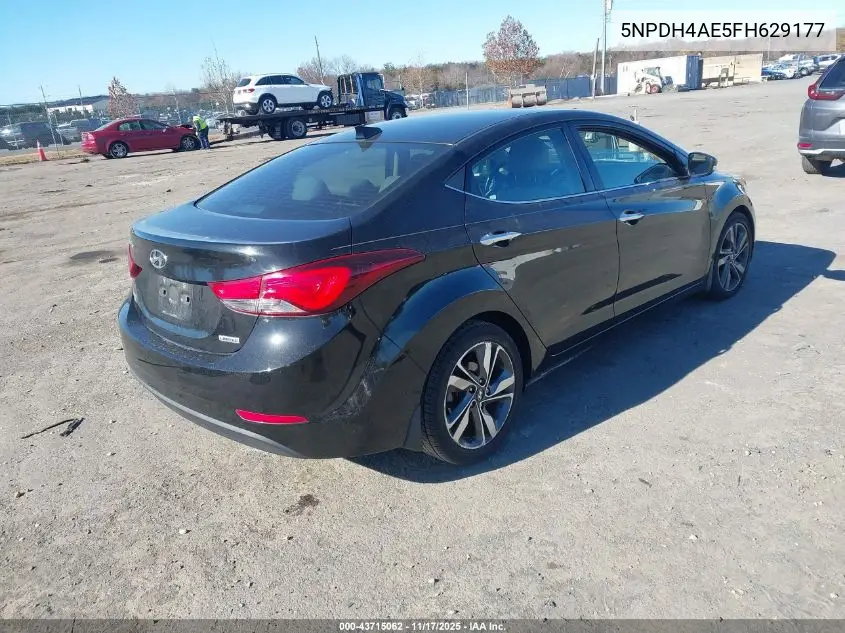 5NPDH4AE5FH629177 2015 Hyundai Elantra Limited