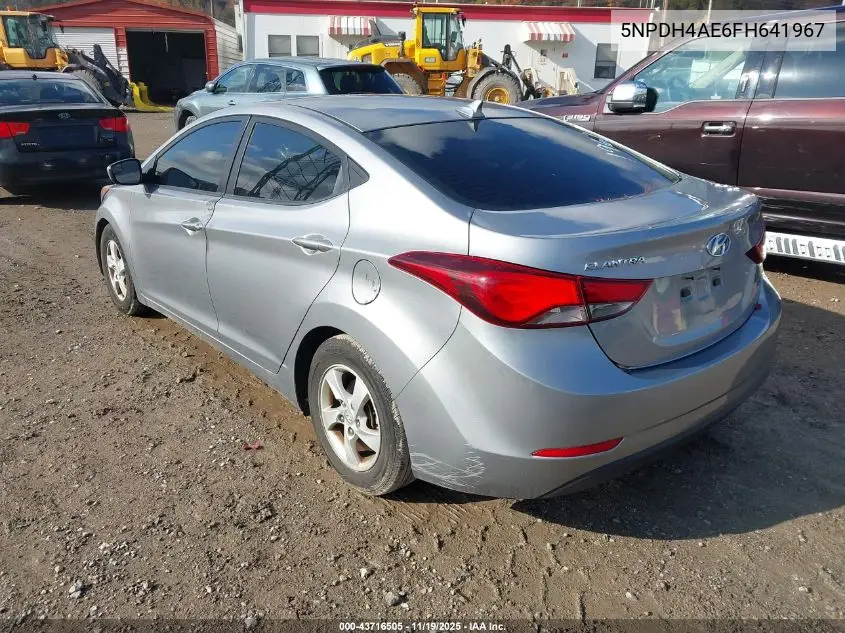 5NPDH4AE6FH641967 2015 Hyundai Elantra Se