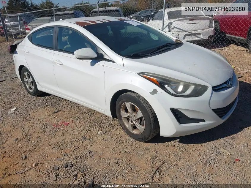 5NPDH4AE7FH623980 2015 Hyundai Elantra Se