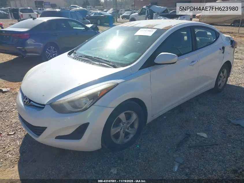 5NPDH4AE7FH623980 2015 Hyundai Elantra Se