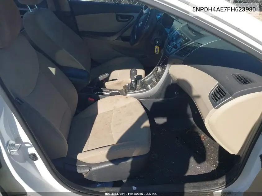 5NPDH4AE7FH623980 2015 Hyundai Elantra Se