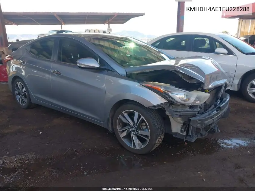 KMHDH4AE1FU228288 2015 Hyundai Elantra Limited