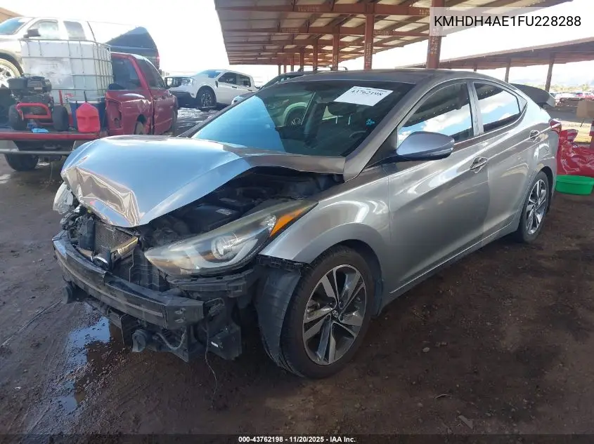 KMHDH4AE1FU228288 2015 Hyundai Elantra Limited