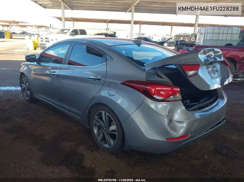 KMHDH4AE1FU228288 2015 Hyundai Elantra Limited