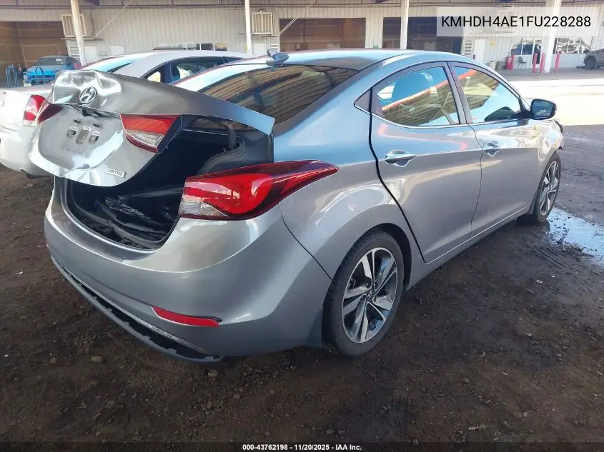 KMHDH4AE1FU228288 2015 Hyundai Elantra Limited