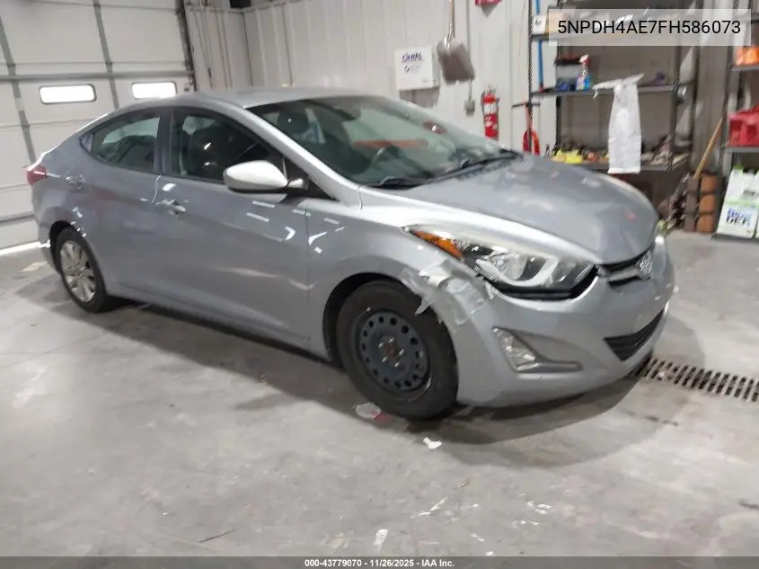 5NPDH4AE7FH586073 2015 Hyundai Elantra Se