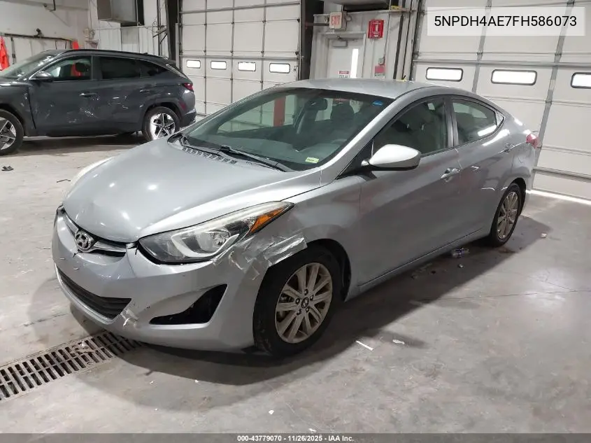 5NPDH4AE7FH586073 2015 Hyundai Elantra Se