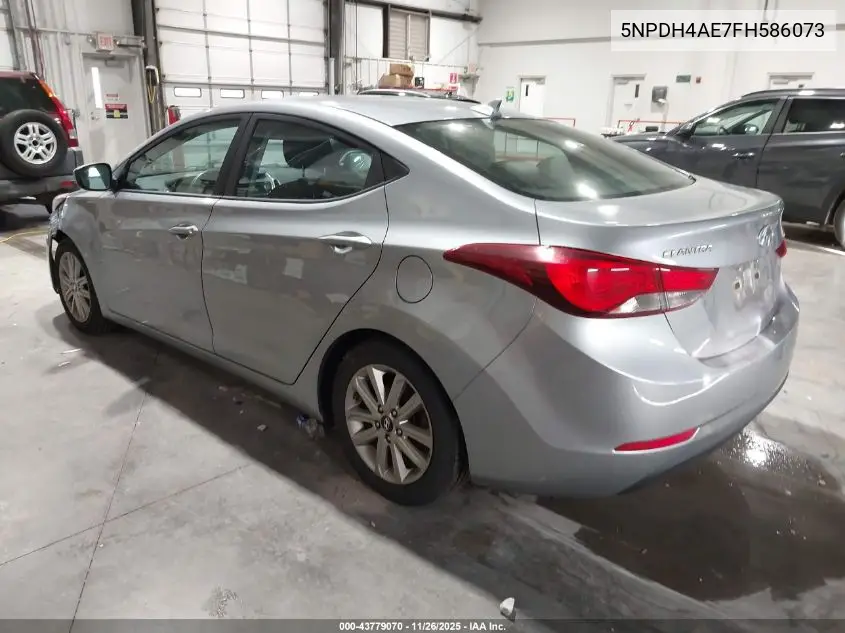 5NPDH4AE7FH586073 2015 Hyundai Elantra Se
