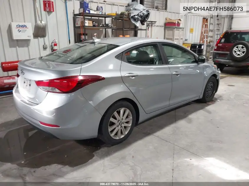 5NPDH4AE7FH586073 2015 Hyundai Elantra Se