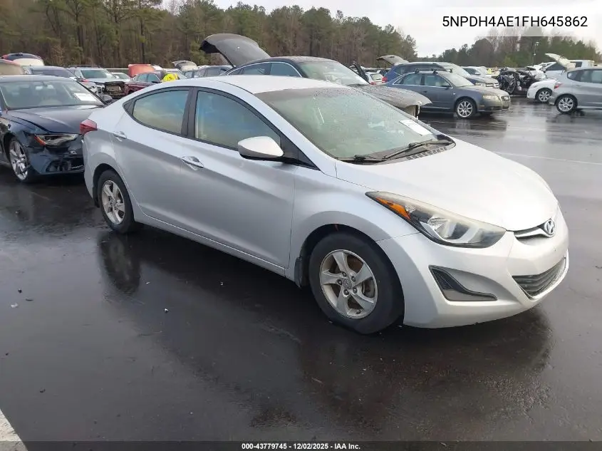 5NPDH4AE1FH645862 2015 Hyundai Elantra Se