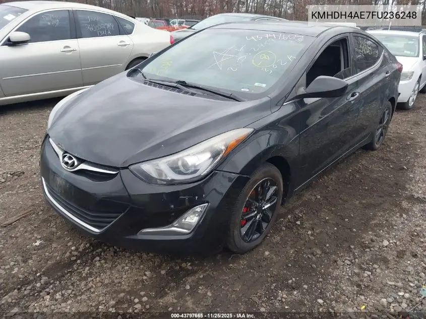 KMHDH4AE7FU236248 2015 Hyundai Elantra Se