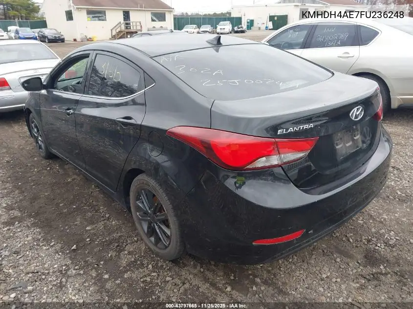 KMHDH4AE7FU236248 2015 Hyundai Elantra Se