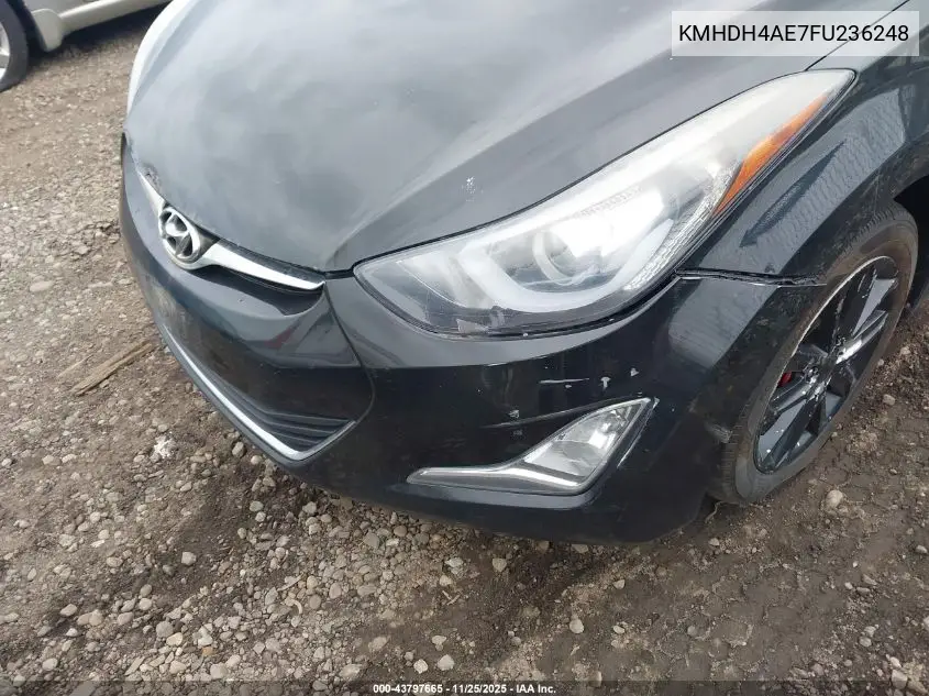 KMHDH4AE7FU236248 2015 Hyundai Elantra Se